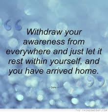 Simple Awareness…..