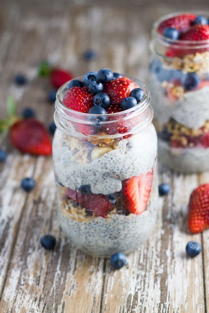 Chai Berry Breakfast Parfait……