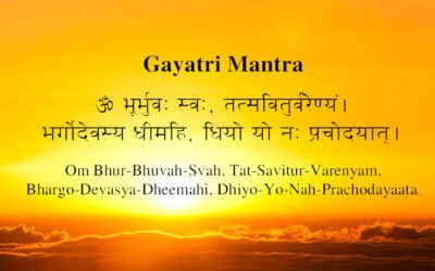The Gayatri Mantra…..